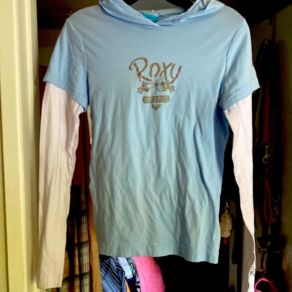 COPY - Used Roxy women’s size L long sleeved hoodie shirt